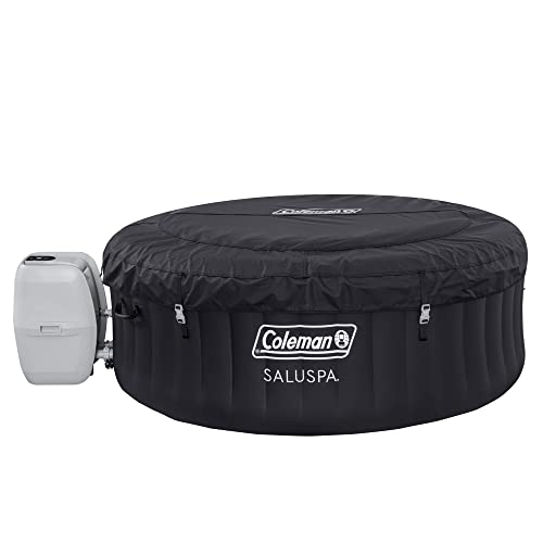 Coleman SaluSpa 2 to 4 Person Inflatable Round Outdoor Hot Tub Spa with 60 Soothing AirJets