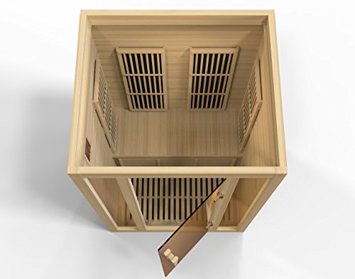 BOTARO Maxxus Saunas MX-J206-01 Seattle Carbon Far Infrared Sauna for 2 Persons