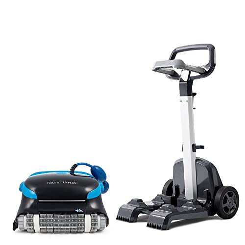Dolphin Nautilus CC Plus Robotic Pool Vacuum Cleaner with Universal Caddy