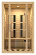 BOTARO Maxxus Saunas MX-J206-01 Seattle Carbon Far Infrared Sauna for 2 Persons
