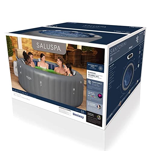 Bestway Santorini SaluSpa HydroJet Pro 5-7 Person Inflatable Hot Tub Spa
