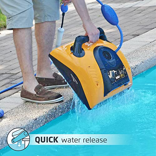 DOLPHIN W20 Commercial Robotic Pool Vacuum Cleaner with Caddy