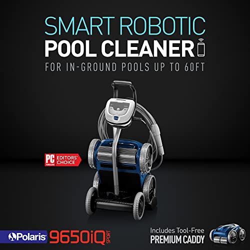 Polaris 9650iQ Sport Robotic Cleaner, Automatic Vacuum for InGround Pools up to 60ft