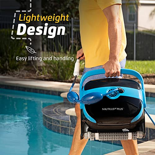 Dolphin Nautilus CC Plus Robotic Pool Vacuum Cleaner  Wall Climbing Capability