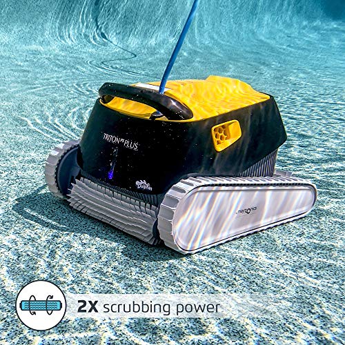 Dolphin Triton PS Plus Robotic Pool Vacuum Cleaner with Upgraded Ultra-Fine Filters
